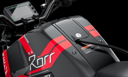 Covered Charging Port in Oben Rorr EZ Sigma